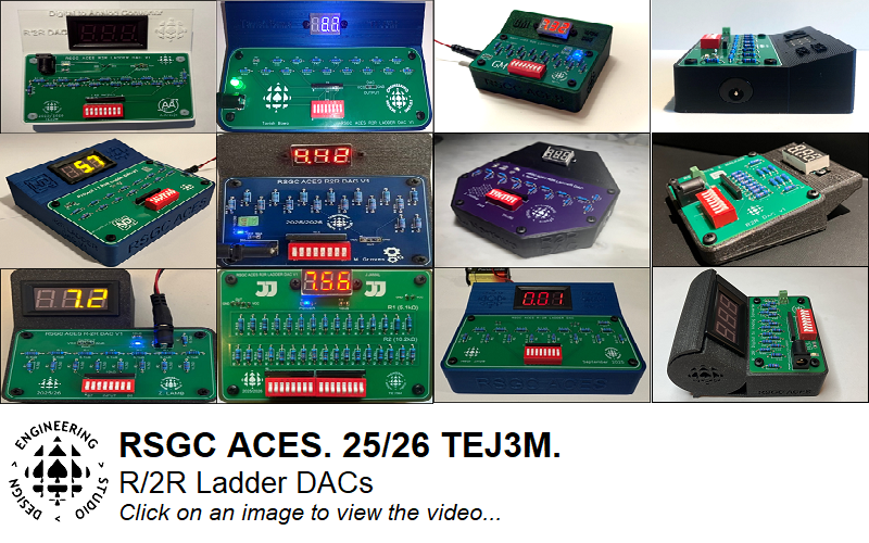 TEJ3M - R/2R Ladder DACs: Montage and Video Index